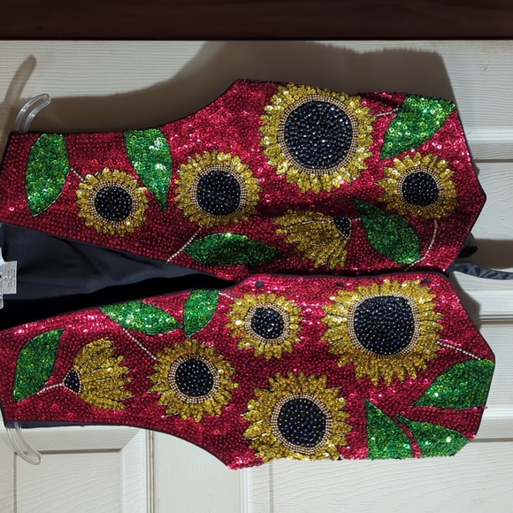 Sequined vest medium size - Picture 3 of 3